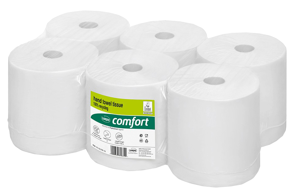 paper towel rolls tissue wepa comfort